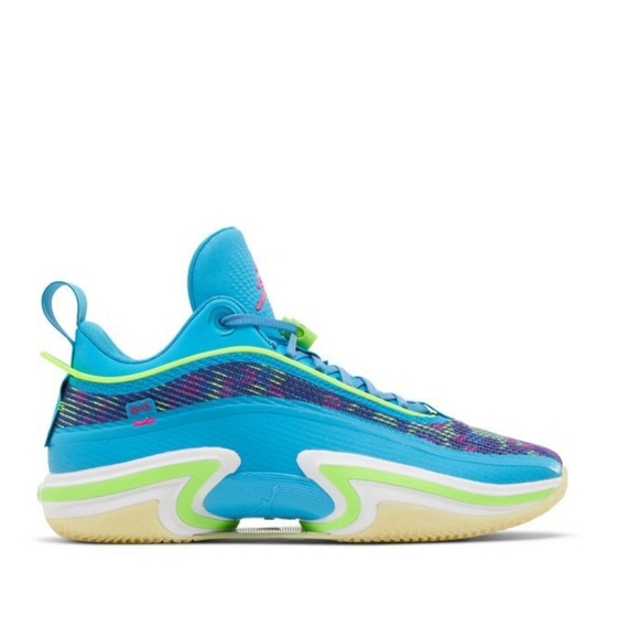 2022 Luka Doncic x Air Jordan 36 Low 'Laser Blue' size 6.5 box included - Picture 2 of 13